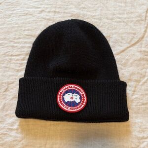 Canada Goose Arctic Black Knit Hat